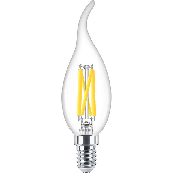 Philips Philips LED E14 - Filament Lamp Dimbaar 3.4W, 2200K-2700K Philips Philips LED E14 - Filament Lamp Dimbaar 3.4W, 2200K-2700K