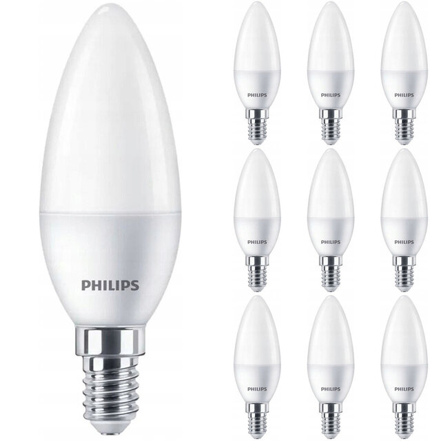 PHILIPS LED Lamp E14 10 Pack - Zeer Warm Wit Licht Lichtbronnen