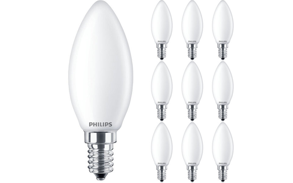 Philips Philips LED Bulb E14 10 Pack - Very Warm White 2700K for Home