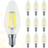 10x Dimmable E14 LED Bulb Filament - Warm White 10x Dimmable E14 LED Bulb Filament - Warm White