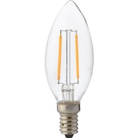 E14 LED Kaarslamp Filament - Warm Wit 2700K - 4W E14 LED Kaarslamp Filament - Warm Wit 2700K - 4W