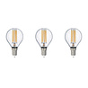 Set van 3 LED Filament Lampen E14 - Warm Wit Licht Lichtbronnen