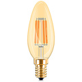 LED Bulb E14 Candle Filament - Brinton Amber 4W Dimmable for Warmth LED Bulb E14 Candle Filament - Brinton Amber 4W Dimmable for Warmth
