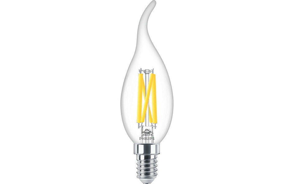 Philips Philips - Dimbare LED Lamp E14 - Filament Kaars - 10 Stuks