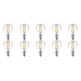 Philips LED Lamp 10 Pack | E14 Fitting - Warm Wit 2700K Philips LED Lamp 10 Pack | E14 Fitting - Warm Wit 2700K