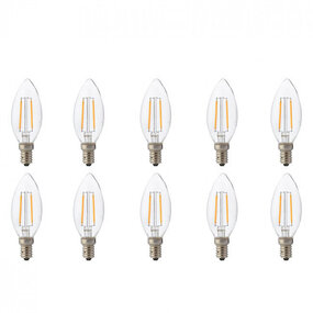 LED Lamp E14 Filament - 10 Pack met Natuurlijk Wit Licht LED Lamp E14 Filament - 10 Pack met Natuurlijk Wit Licht