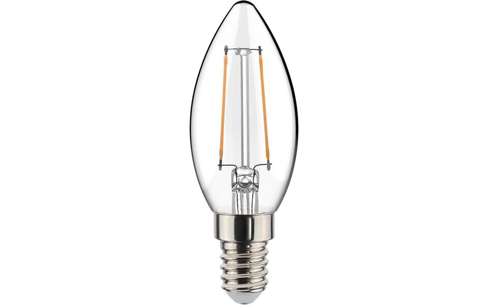 HLW LED Sanola Syno LED Filament Lamp E14 - 2W - Warm White 2700K in Glass