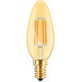 HLW LED LED Lamp E14 Kaars Filament - Brinton Amber 4W