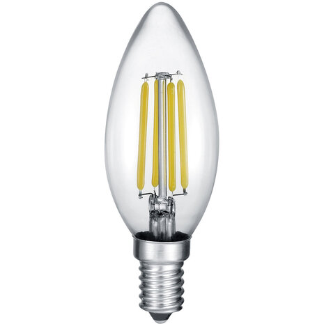 LED Lamp E14 - Filament Dimbaar Warm Wit 2700K - Trion Kurza