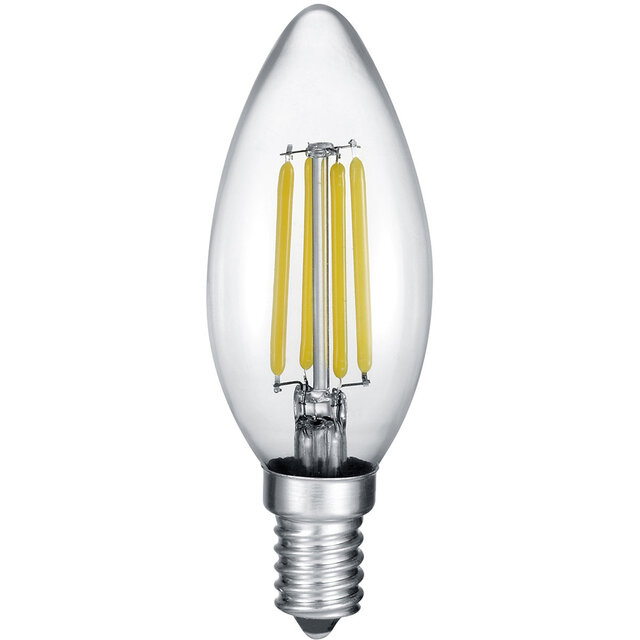 LED Lamp E14 Filament | 2700K Warm Wit | Dimbaar | 470 lm Lichtbronnen