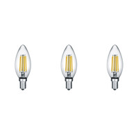 Trion Kamino E14 LED Filament Lampen - Set van 3