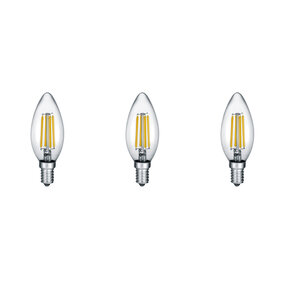 Trion Kamino E14 LED Filament Lampen - Set van 3 Trion Kamino E14 LED Filament Lampen - Set van 3