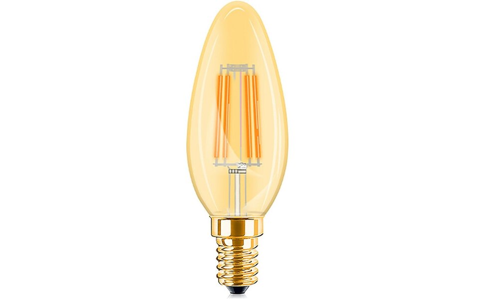 HLW LED Value Pack 10x Dimmable E14 LED Bulb Filament - Amber 2200K HLW LED Value Pack 10x Dimmable E14 LED Bulb Filament - Amber 2200K