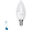 slanke E14 LED lamp met 7W vermogen en instelbare kleurtemperatuur van 3000K tot 6500K