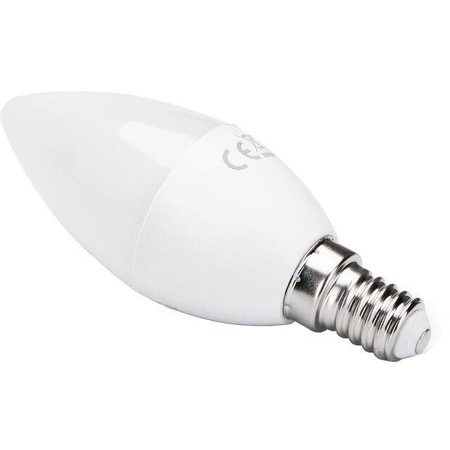 HLW LED Smart Aigi Kiyona E14 LED Bulb - Matte White, RGB, 5W Power HLW LED Smart Aigi Kiyona E14 LED Bulb - Matte White, RGB, 5W Power