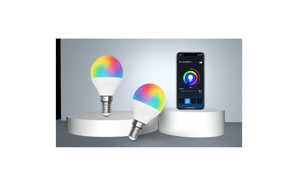 HLW LED Aigi Kiyona LED Lamp - 5W E14 G4 Smart RGB Glass Bulb