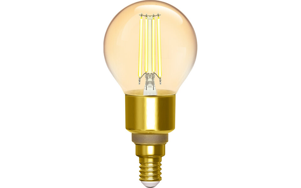 HLW LED Smart Aigi Delano LED Lamp - G45 Filament E14 - Amber 4.5W