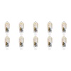 10x Dimbare G4 LED Lamp - Warm Wit 3000K 10x Dimbare G4 LED Lamp - Warm Wit 3000K