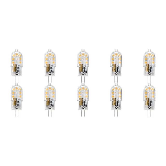 10x Dimbare G4 LED Lamp - Warm Wit 3000K Lichtbronnen 10x Dimbare G4 LED Lamp - Warm Wit 3000K Lichtbronnen