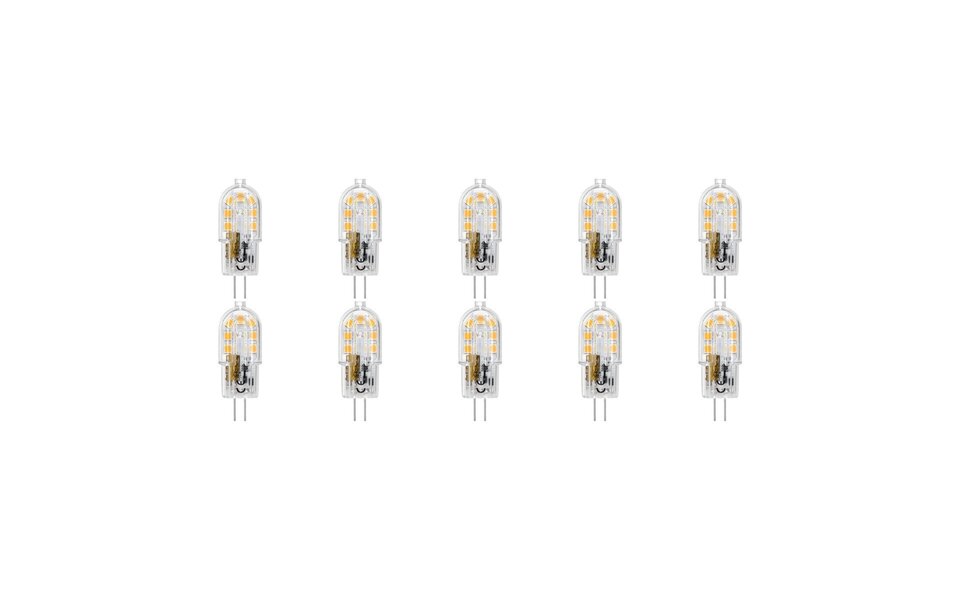 Velvalux 10 Pack Dimbare G4 LED Lamp - 2W Warm Wit 3000K - Vervangt 20W Velvalux 10 Pack Dimbare G4 LED Lamp - 2W Warm Wit 3000K - Vervangt 20W