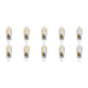 Dimbare G4 LED Lamp - 10 Pack - Koud Wit 6000K Dimbare G4 LED Lamp - 10 Pack - Koud Wit 6000K