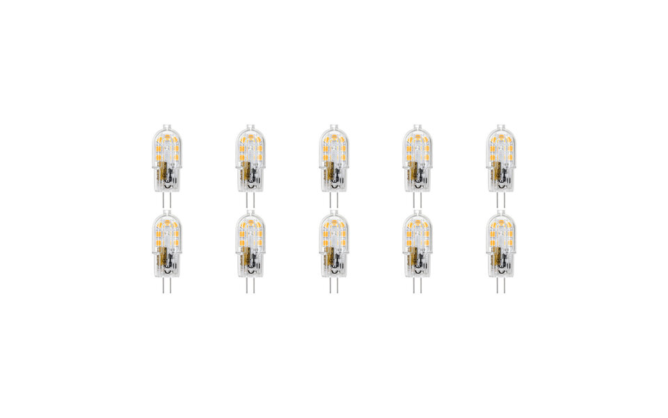 Velvalux Velvalux 10 Pack Dimbare G4 LED Lamp 2W - Koud Wit 6000K - Vervangt 20W