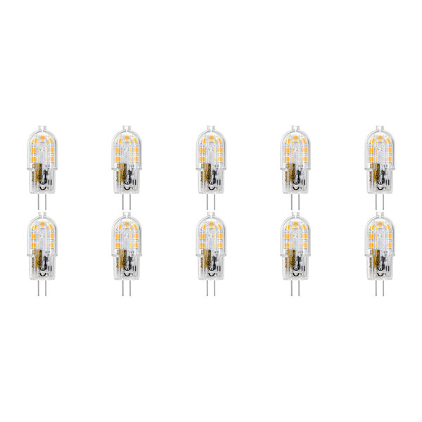 Velvalux Velvalux 10 Pack Dimbare G4 LED Lamp 2W - Koud Wit 6000K - Vervangt 20W Velvalux Velvalux 10 Pack Dimbare G4 LED Lamp 2W - Koud Wit 6000K - Vervangt 20W