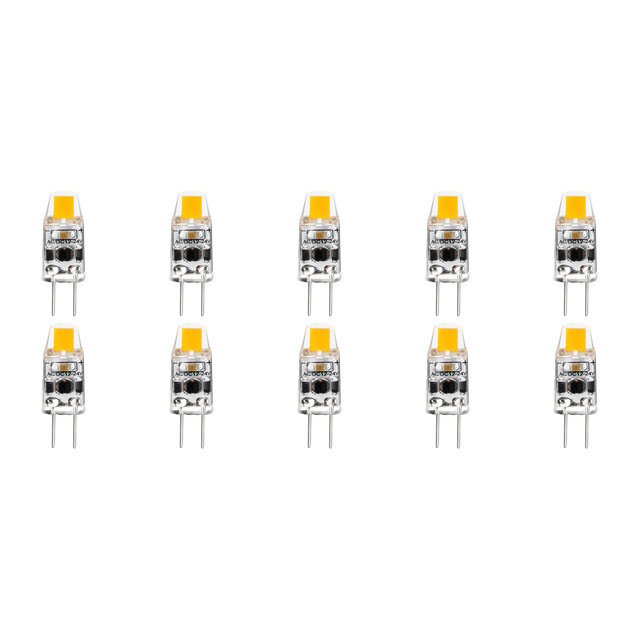 Velvalux G4 Dimbare LED Lamp 10 Pack - Warm Wit 3000K Lichtbronnen Velvalux G4 Dimbare LED Lamp 10 Pack - Warm Wit 3000K Lichtbronnen