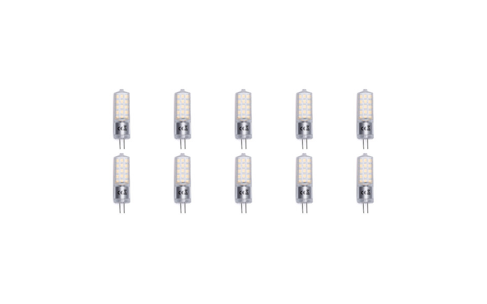 HLW LED Aigi LED Bulb 10 Pack - G4 Fitting - 3.6W - Daylight White 6500K