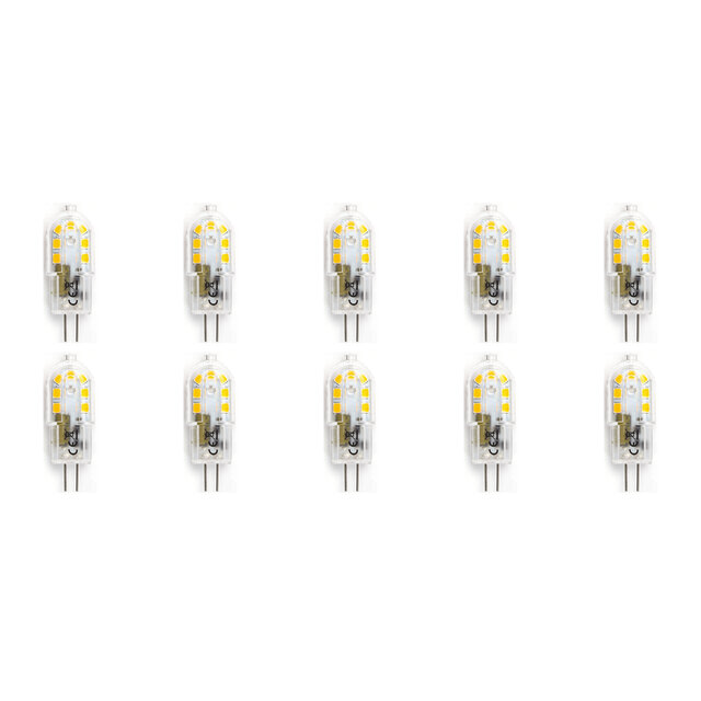 Aigi LED G4 Lamp - 10 Pack - Daglicht Wit 6500K Lichtbronnen