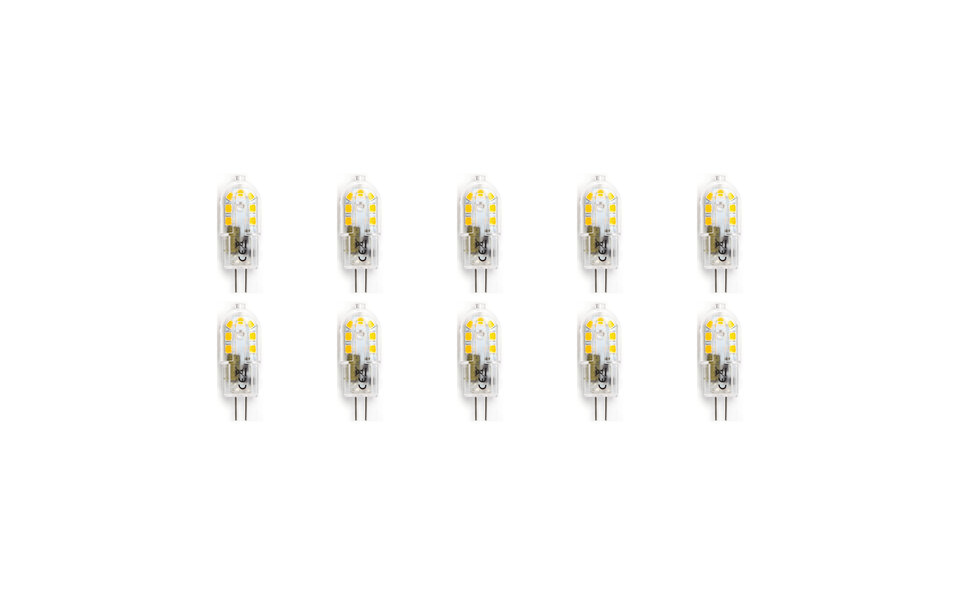 HLW LED Aigi LED Bulb 10 Pack - G4 2W Daylight White 6500K | Replaces 20W