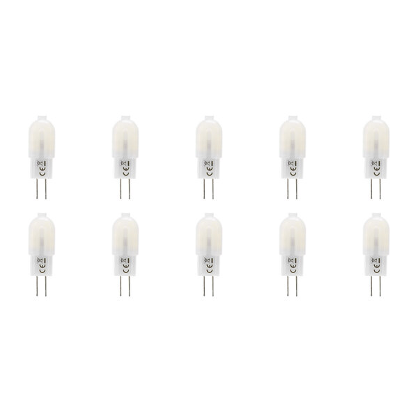 HLW LED Aigi LED Lamp 10 Pack - G4 Fitting - 1.3W Helder Daglicht Wit 6500K HLW LED Aigi LED Lamp 10 Pack - G4 Fitting - 1.3W Helder Daglicht Wit 6500K
