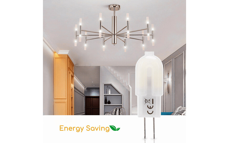 HLW LED Aigi LED Bulb 10 Pack - G4 Fitting - 1.3W Bright Daylight White 6500K HLW LED Aigi LED Bulb 10 Pack - G4 Fitting - 1.3W Bright Daylight White 6500K