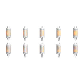 LED Lamp 10 Pack - Aigi - R7S Fitting - 7W - Warm Wit 3000K LED Lamp 10 Pack - Aigi - R7S Fitting - 7W - Warm Wit 3000K
