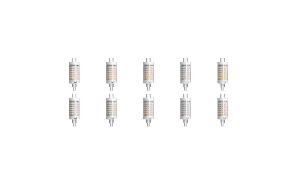 HLW LED LED Lamp 10 Pack - Aigi - R7S Fitting - 7W - Warm Wit 3000K