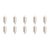 LED Lamp 10 Pack - Aigi - R7S Fitting - 7W - Warm Wit 3000K Lichtbronnen LED Lamp 10 Pack - Aigi - R7S Fitting - 7W - Warm Wit 3000K Lichtbronnen