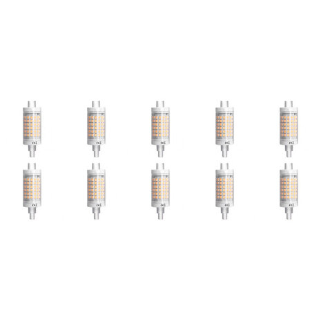 Aigi LED Lamp 10 Pack - R7S Fitting - 7W Helder/Koud Wit 6500K Aigi LED Lamp 10 Pack - R7S Fitting - 7W Helder/Koud Wit 6500K