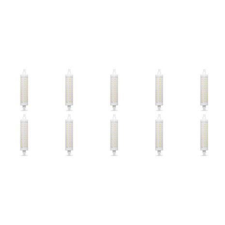 Aigi LED Lamp 10 Pack - R7S Fitting 12W - Warm Wit 3000K Aigi LED Lamp 10 Pack - R7S Fitting 12W - Warm Wit 3000K