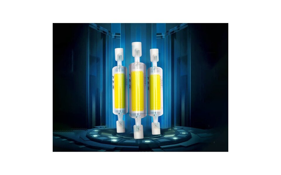 HLW LED Aigi Qolin LED Lamp R7s Fitting - 8W Warm White 3000K - Glass HLW LED Aigi Qolin LED Lamp R7s Fitting - 8W Warm White 3000K - Glass