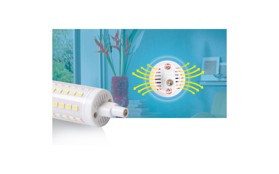 HLW LED Aigi Trunka LED Lamp R7S Fitting - 9W Bright/Cool White 6500K