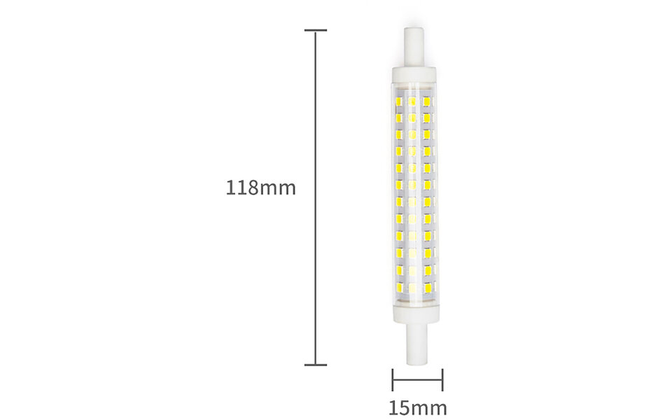 HLW LED Aigi Trunka LED Lamp R7S Fitting - 9W Helder/Koud Wit 6500K