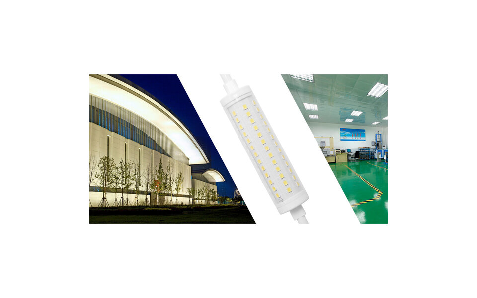 HLW LED Aigi Trunka LED Lamp - R7S Fitting - 8W Bright/Cool White 6500K HLW LED Aigi Trunka LED Lamp - R7S Fitting - 8W Bright/Cool White 6500K