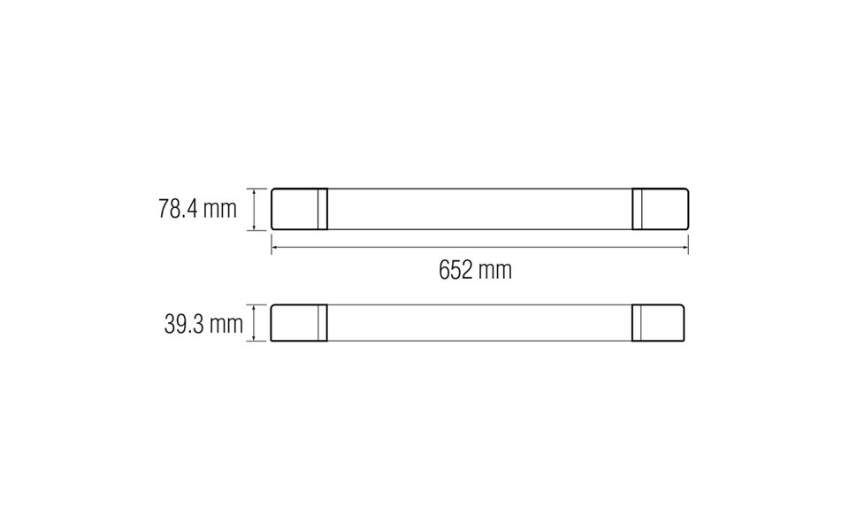 HLW LED LED Fluorescent Fixture 18W - Waterproof & Durable HLW LED LED Fluorescent Fixture 18W - Waterproof & Durable