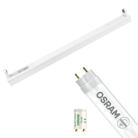 LED TL Armatuur met T8 Buis - Neutraal Wit LED TL Armatuur met T8 Buis - Neutraal Wit