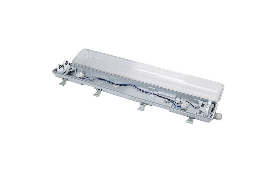 Velvalux LED Waterproof Fluorescent Fixture 60cm - Double and Connectable