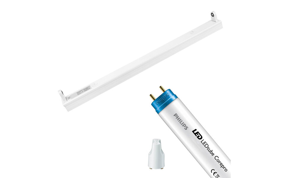 HLW LED Aigi Dybolo LED Fluorescent Fixture - 60cm T8 Tube