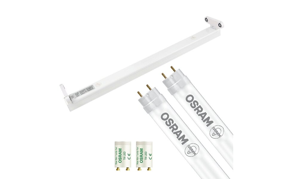 HLW LED LED Fluorescent Fixture with 15.2W T8 Tube - Warm White