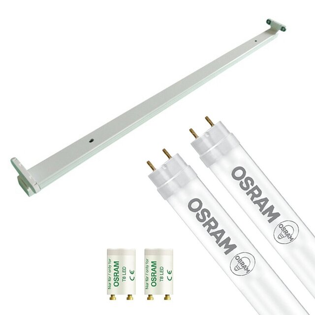 LED TL Armatuur - OSRAM 150cm - Warm Wit 3000K Lichtbronnen