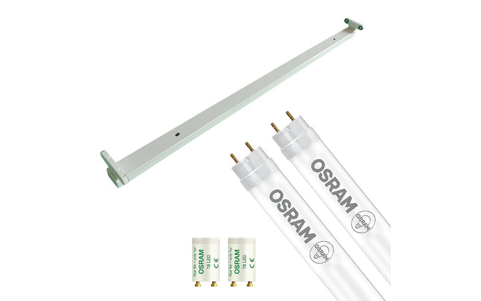 HLW LED LED TL Armatuur met T8 Buis - OSRAM SubstiTUBE Value EM 840 - Aigi Dyb HLW LED LED TL Armatuur met T8 Buis - OSRAM SubstiTUBE Value EM 840 - Aigi Dyb