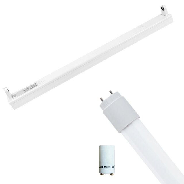 Aigi Dybolo LED TL Armatuur met T8 Buis - 60cm Lichtbronnen